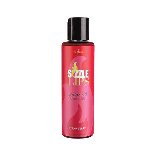 Sensuva - Sizzle Lips - Eetbare verwarmende gel - 125 ml